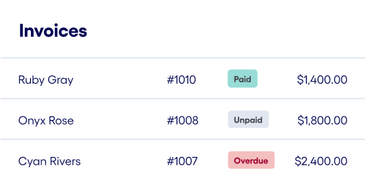 Get paid by customers